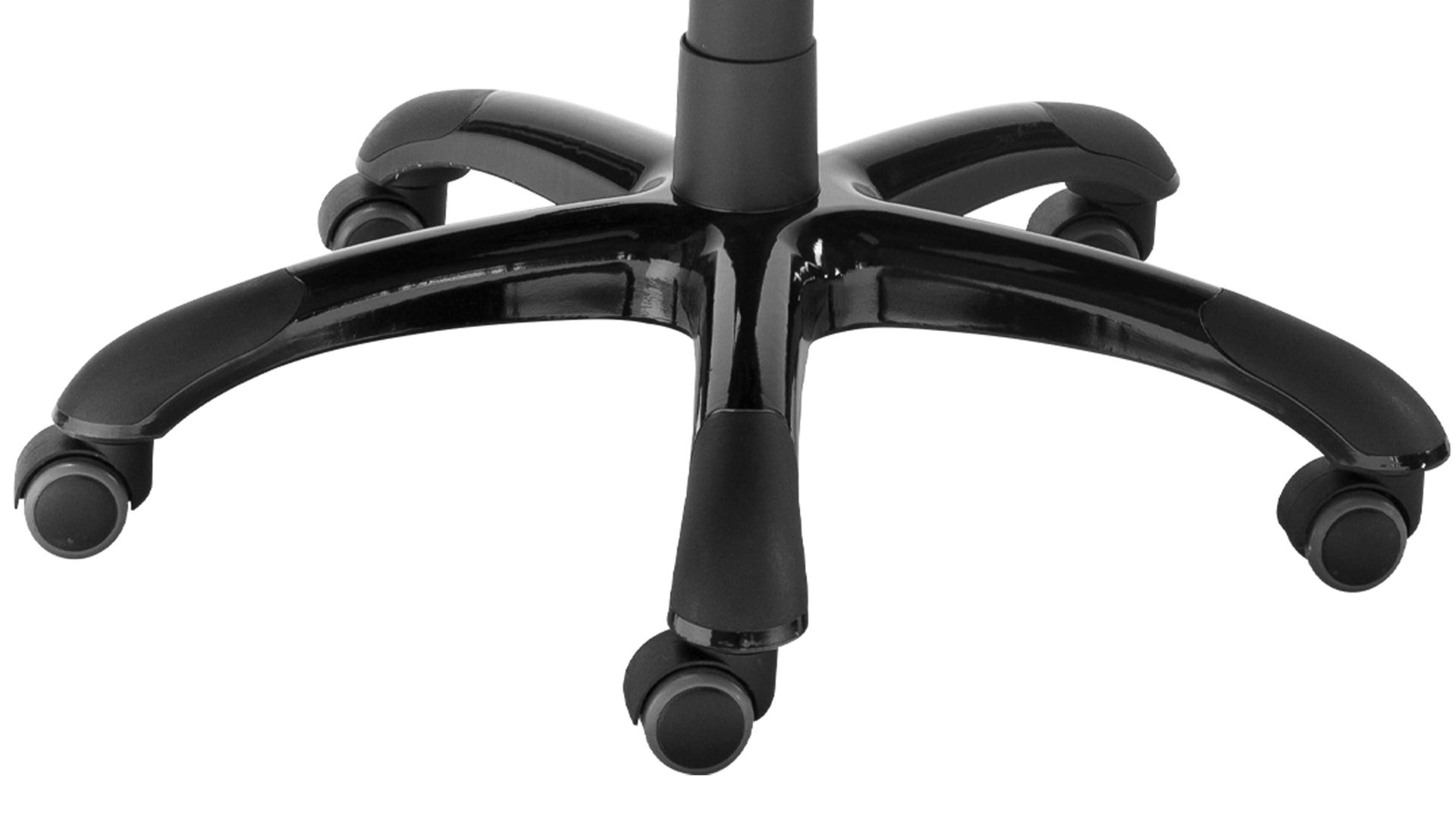 Chefsessel KAWOO aus Kunstleder in Schwarz KAWOO Drehstuhl Freiburg schwarzes Kunstleder & schwarzes Drehkreuz