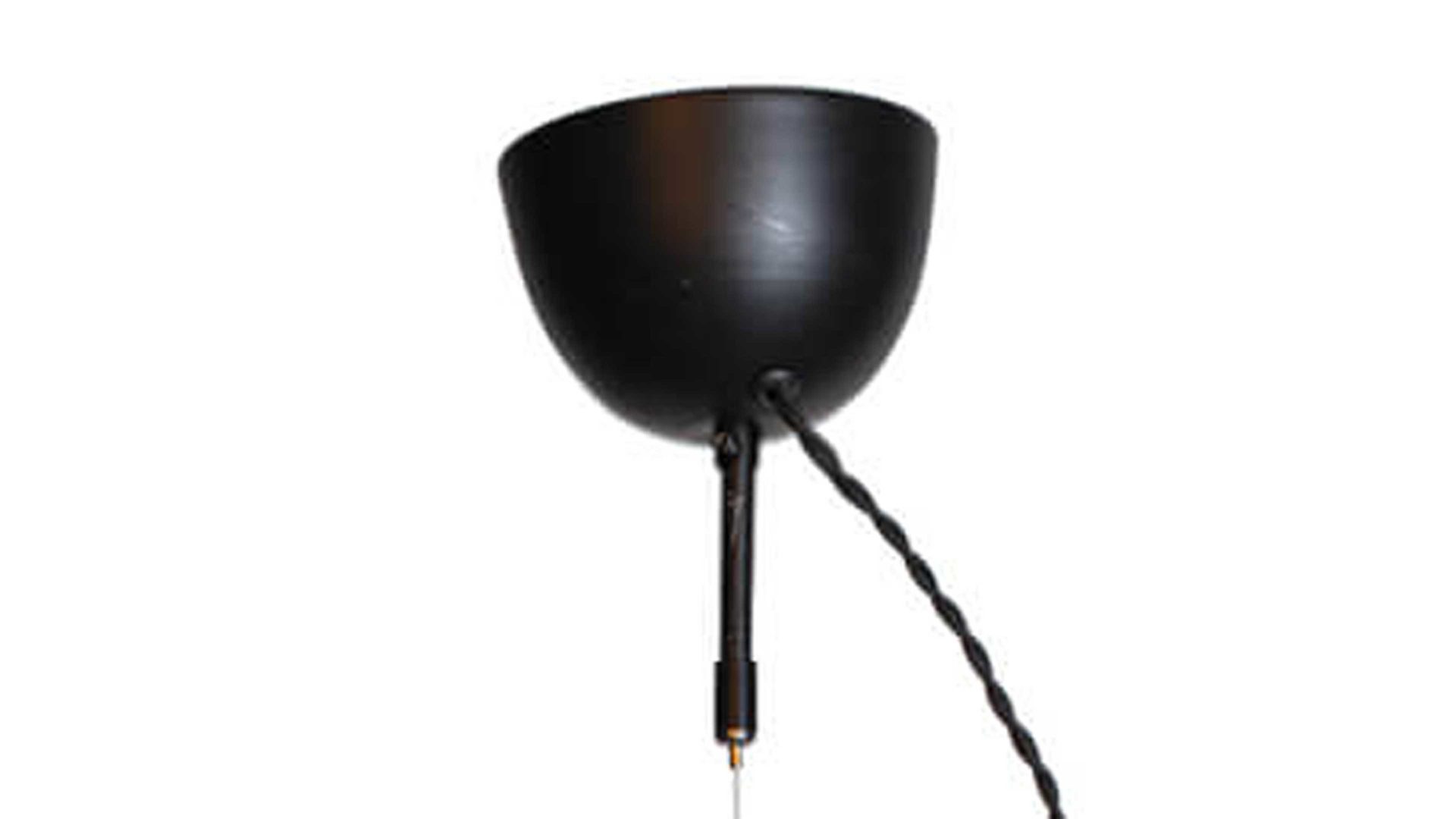 Pendelleuchte By rydens aus Glas in Grau BY RYDÉNS Hängeleuchte Bellissimo Grande rauchgraues Glas - Durchmesser ca. 40 cm