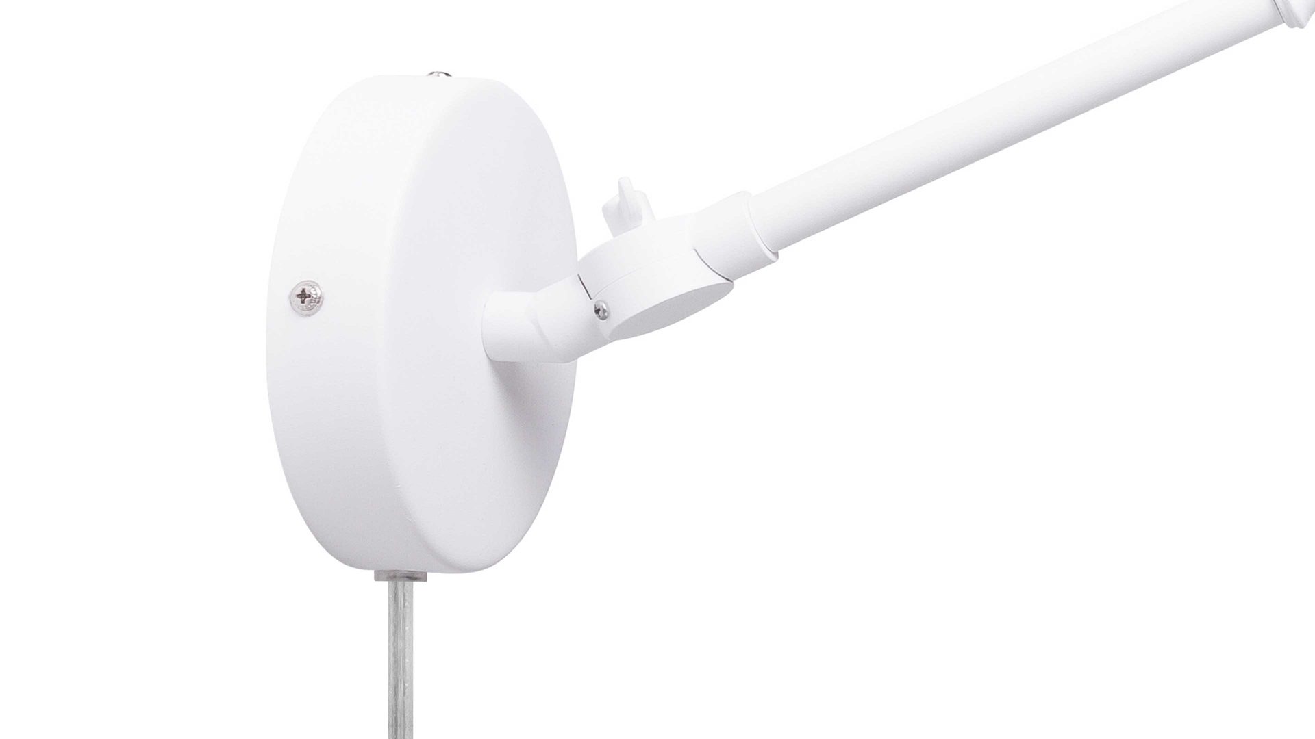 Wandleuchte By rydens aus Metall in Weiß BY RYDÉNS Leuchten Serie Bazar Mini - Wandleuchte weißes Metall - Länge ca. 49 cm