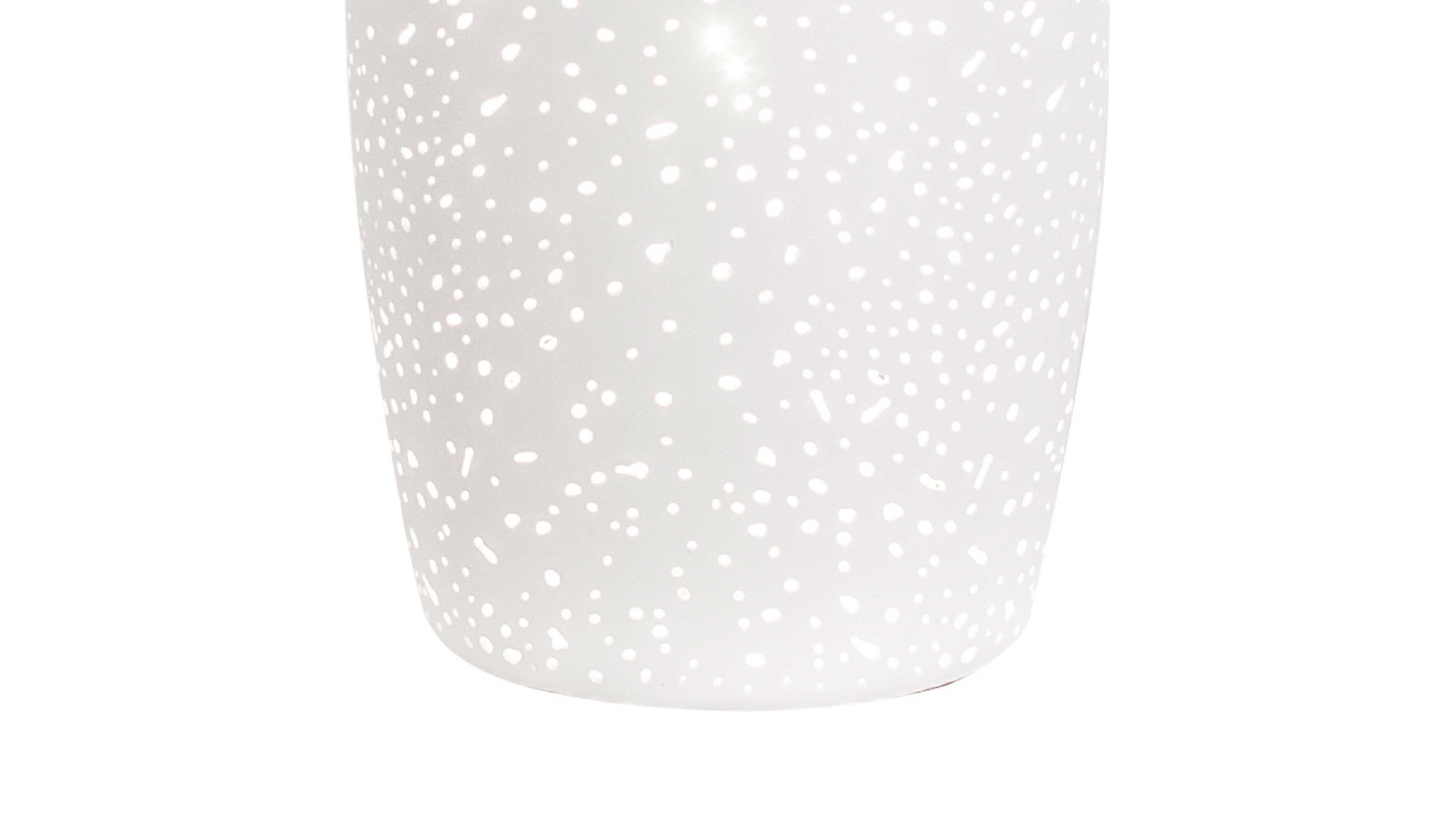 Tischleuchte By rydens aus Metall in Weiß BY RYDÉNS Tischleuchte Colby weißes Metall - Höhe ca. 26 cm