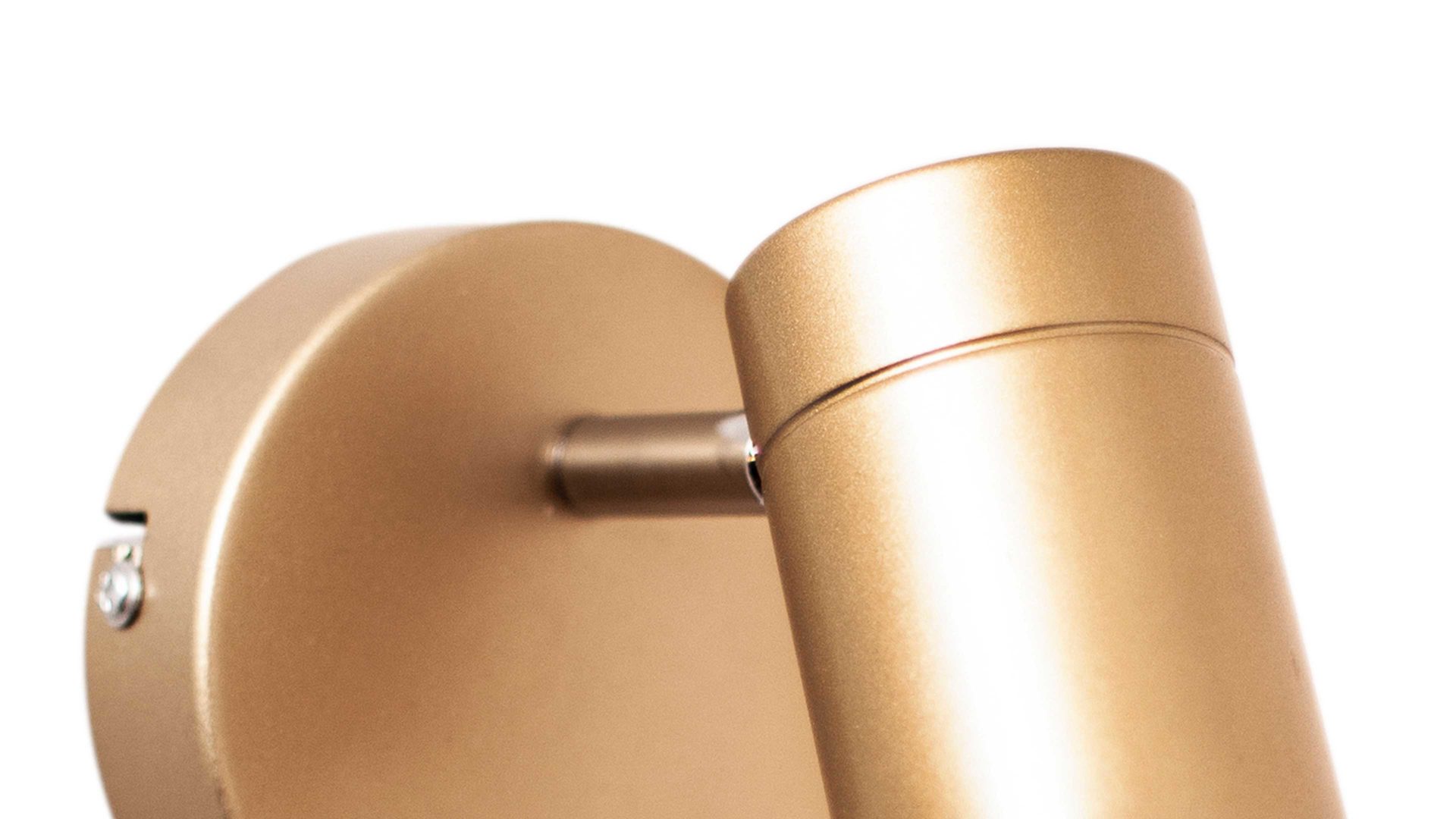 Wandleuchte By rydens aus Metall in Gold BY RYDÉNS Leuchten Serie Correct - Wandleuchte goldfarbenes Metall - Länge ca. 11 cm