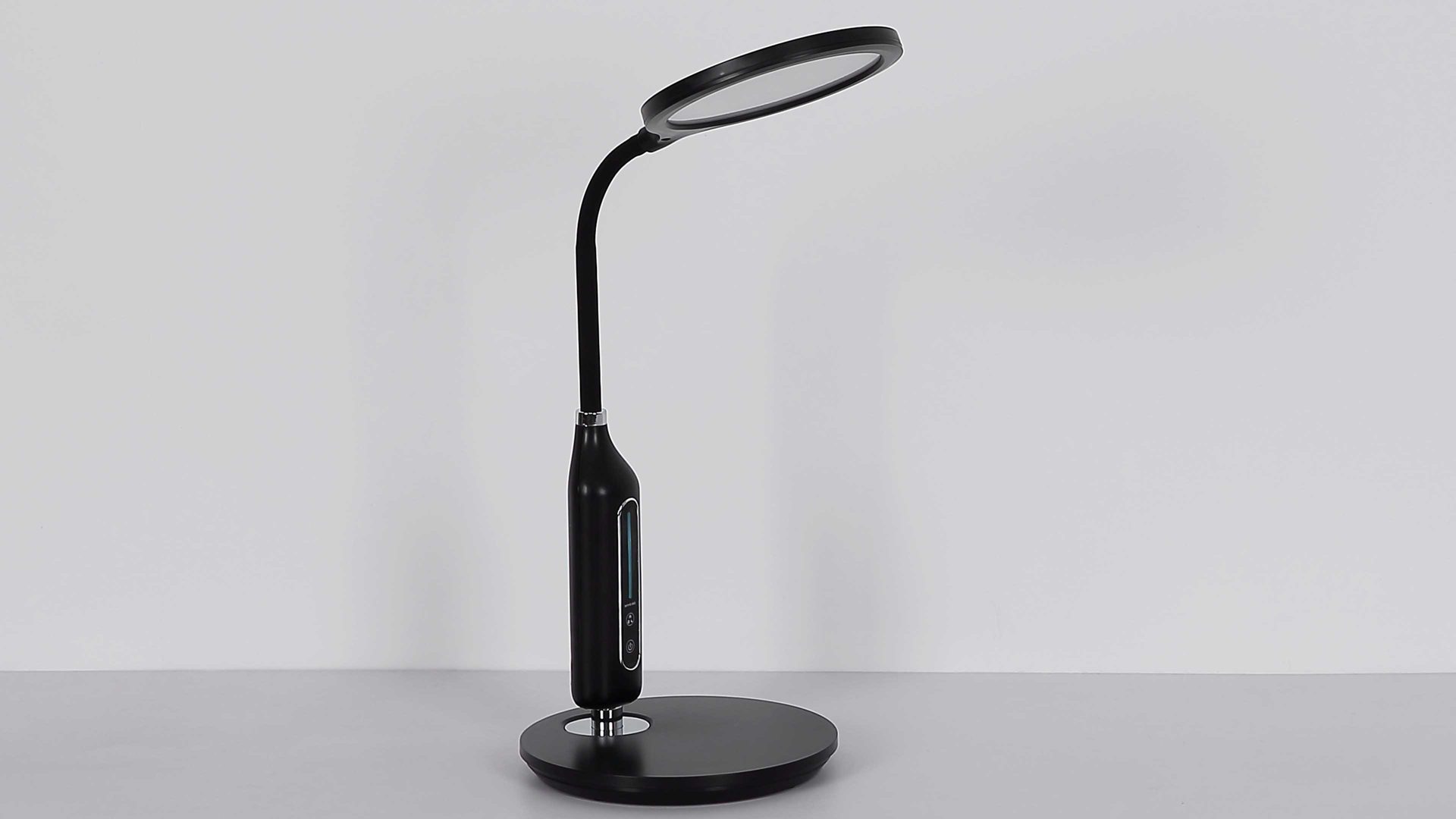 Schreibtischleuchte Globo lighting aus Kunststoff in Schwarz GLOBO Lampen Serie Fruggy - Schreibtischleuchte schwarzes Silikon - Höhe ca. 41 cm