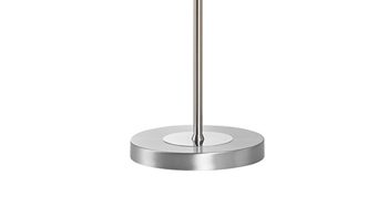 Stehleuchte Fh fischer & honsel aus Metall in Nickel FH Leuchten Serie Tralli - Stehlampe Nickel matt - Höhe ca. 135 cm