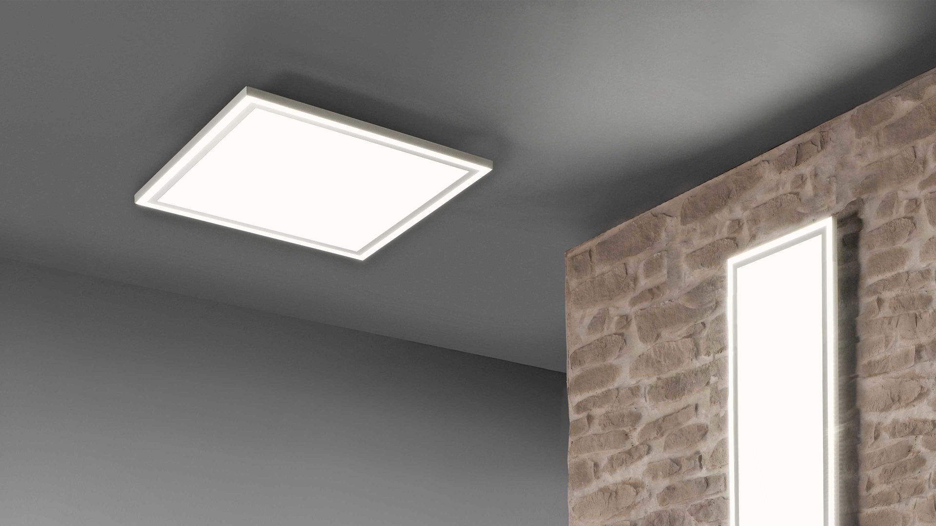 Deckenleuchte Just light. (leuchtendirekt) aus Metall in Weiß JUST LIGHT. Lampenserie Edging - Deckenlampe weißes Metall - ca. 68 x 68 cm