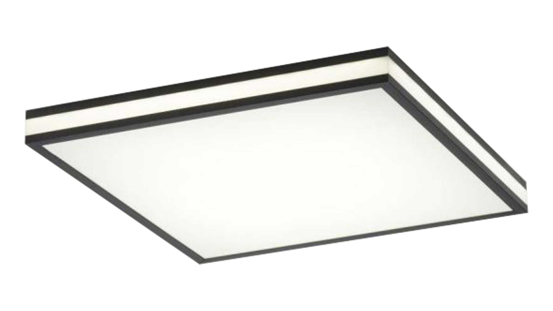 Deckenleuchte Just light. (leuchtendirekt) aus Metall in Schwarz JUST LIGHT. Lampenserie Mario Black schwarzes Metall - ca. 45 x 45 cm