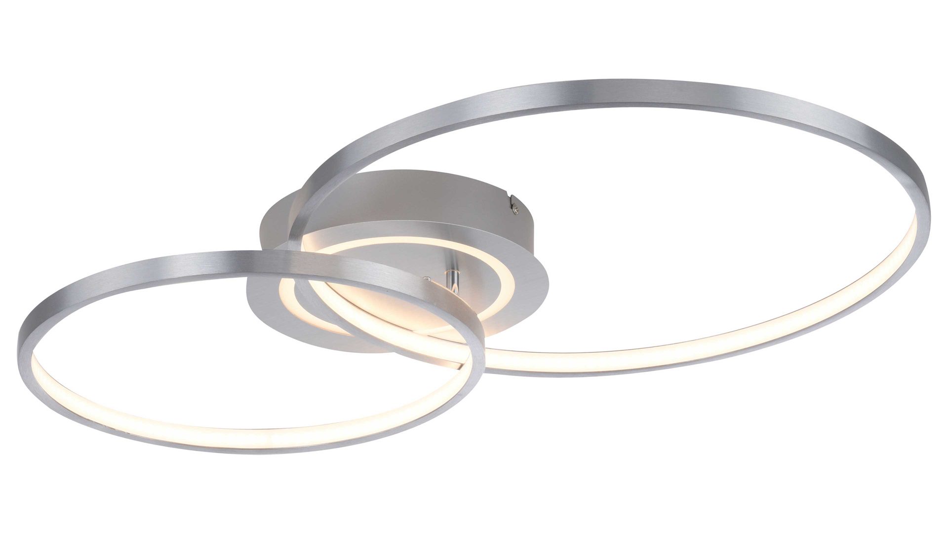 Deckenleuchte Just light. (leuchtendirekt) aus Metall in Aluminium JUST LIGHT. Leuchten Serie Asmina alufarbenes Metall - ca. 69 x 55 cm