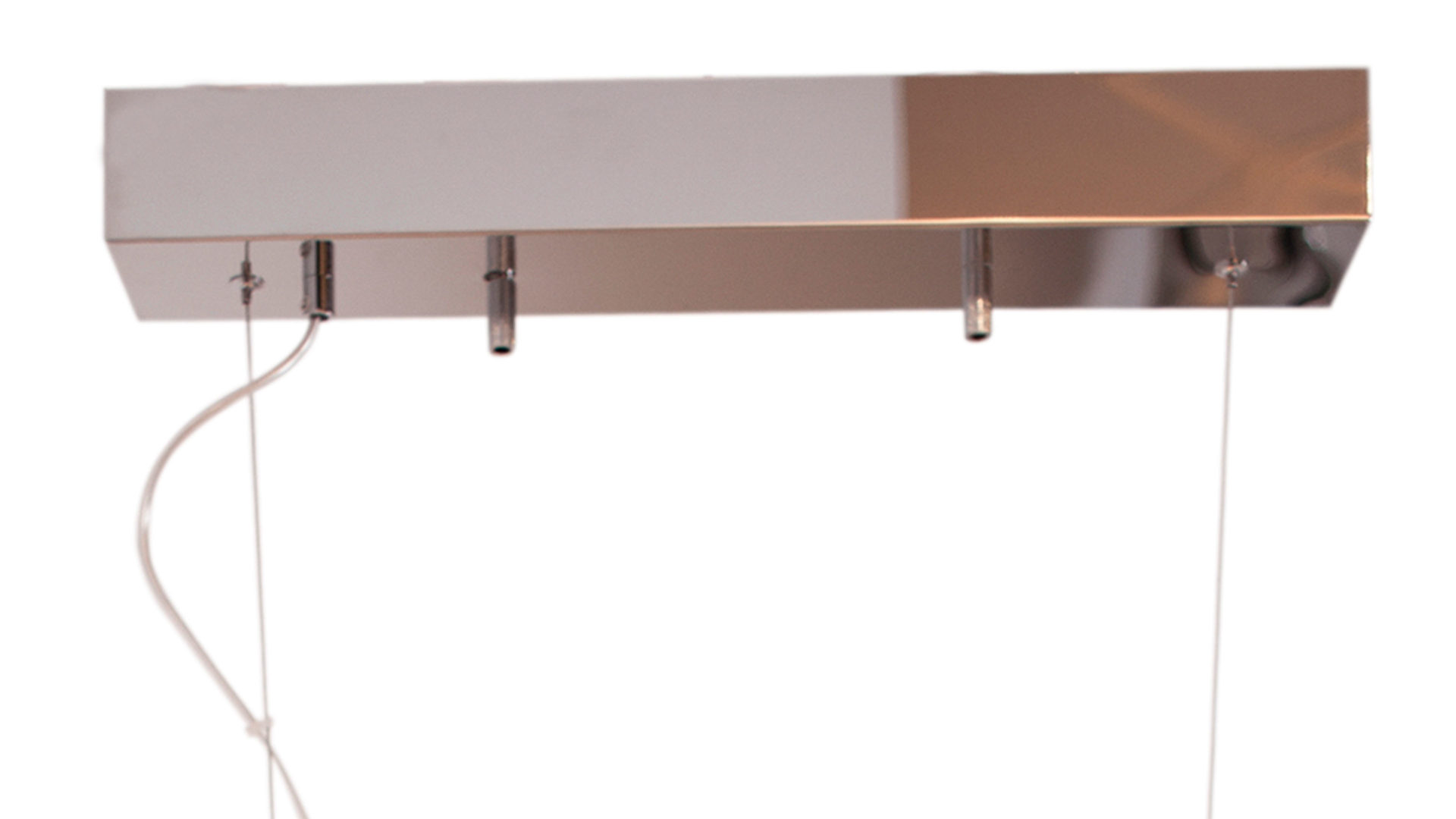 Pendelleuchte By rydens aus Glas in Grau BY RYDÉNS Leuchten Serie  Gross Bar - Hängeleuchte rauchgraues Glas - Länge ca. 80 cm