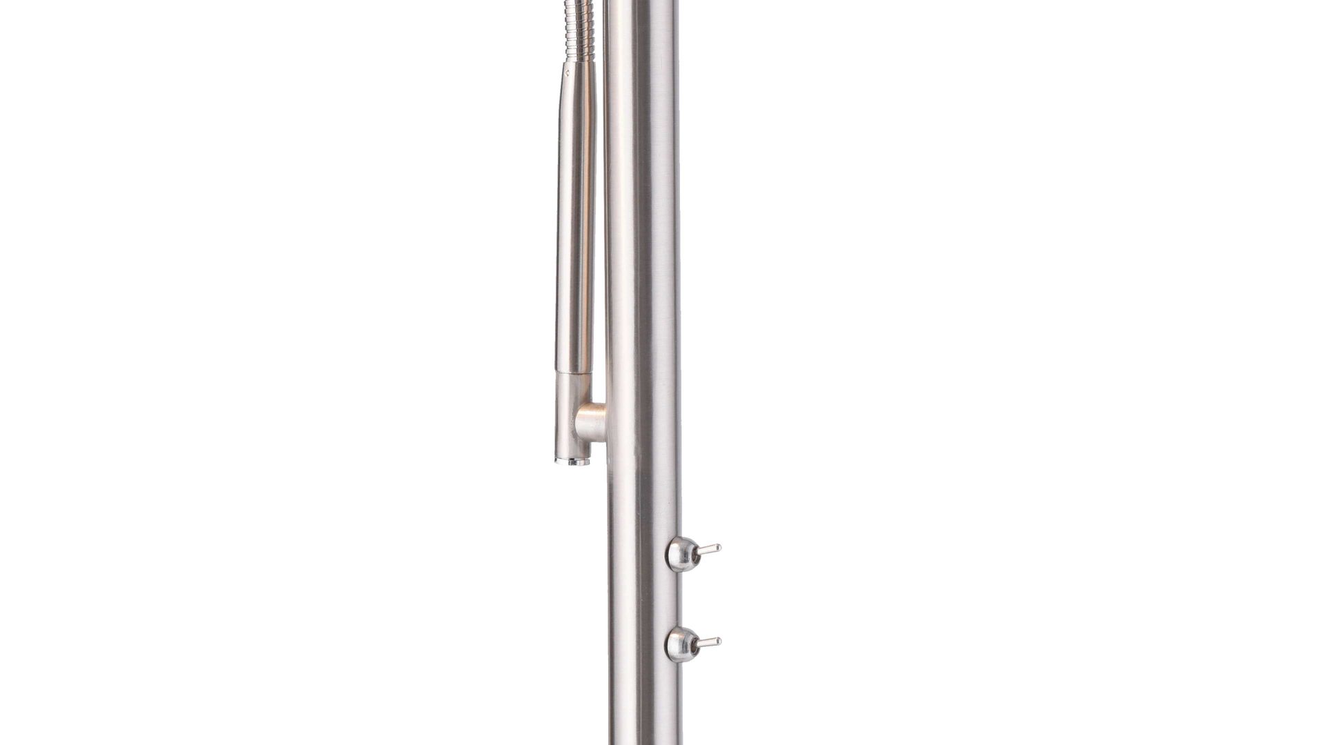 Stehleuchte Just light. (leuchtendirekt) aus Metall in Metallfarben JUST LIGHT. Leuchten Serie LOLAsmart - Deckenfluter Rocco stahlfarbenes Metall - Höhe ca. 181 cm