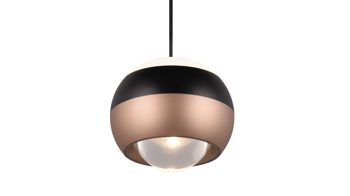 Pendelleuchte Trio lighting for you aus Metall in Schwarz TRIO Leuchten Serie Orbit - Hängelampe mattschwarzes Metall - Länge ca. 100 cm