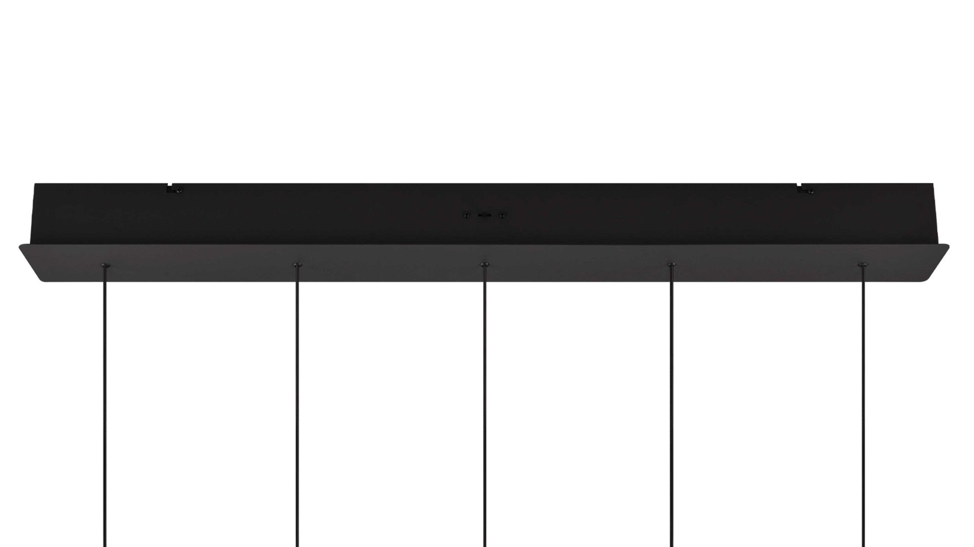 Pendelleuchte Trio lighting for you aus Metall in Schwarz TRIO Leuchten Serie Orbit - Hängelampe mattschwarzes Metall - Länge ca. 100 cm