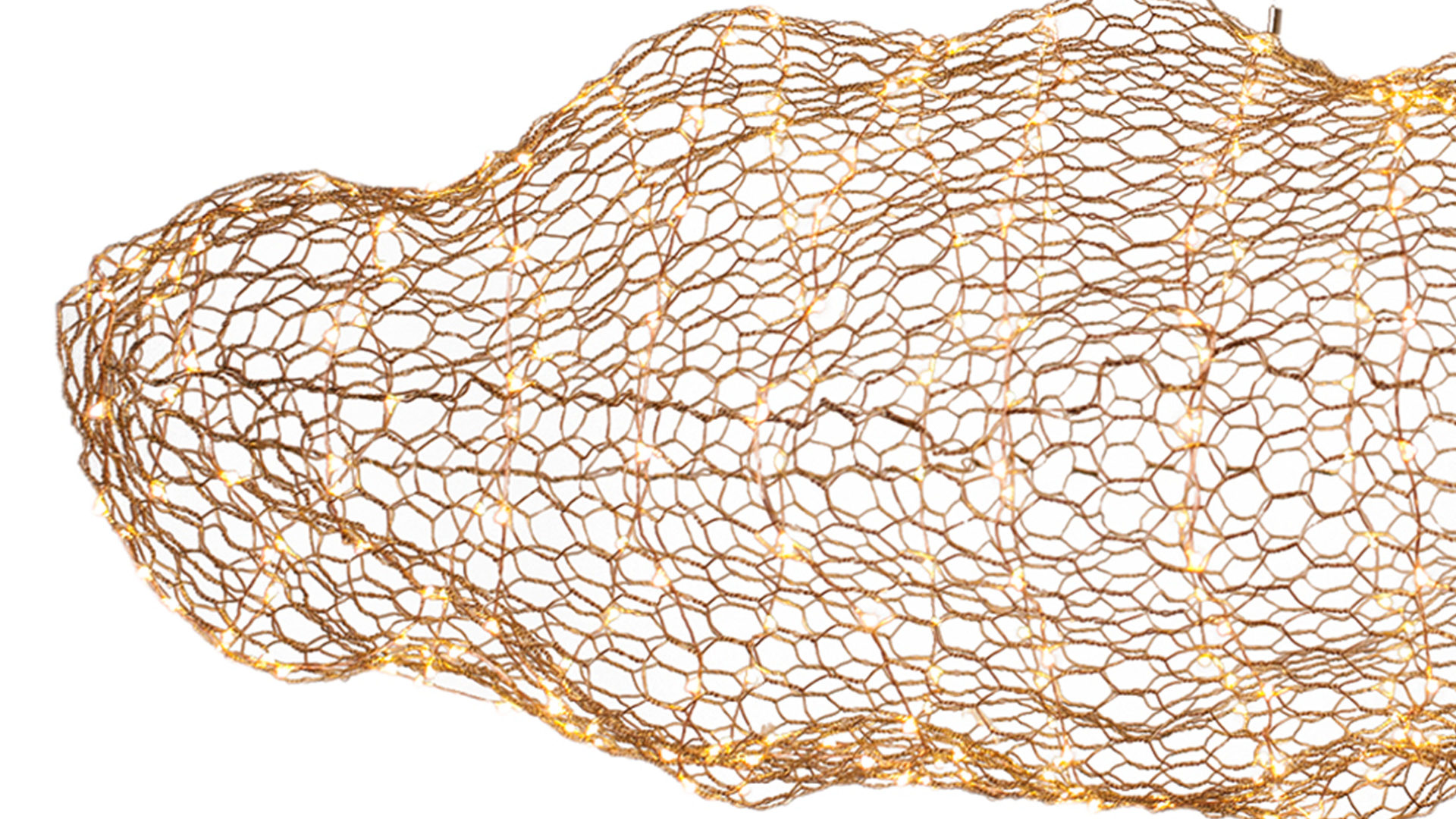 Pendelleuchte By rydens aus Metall in Gold BY RYDÉNS Hayden - Hängeleuchte goldfarbenes Metall - Länge ca. 76 cm