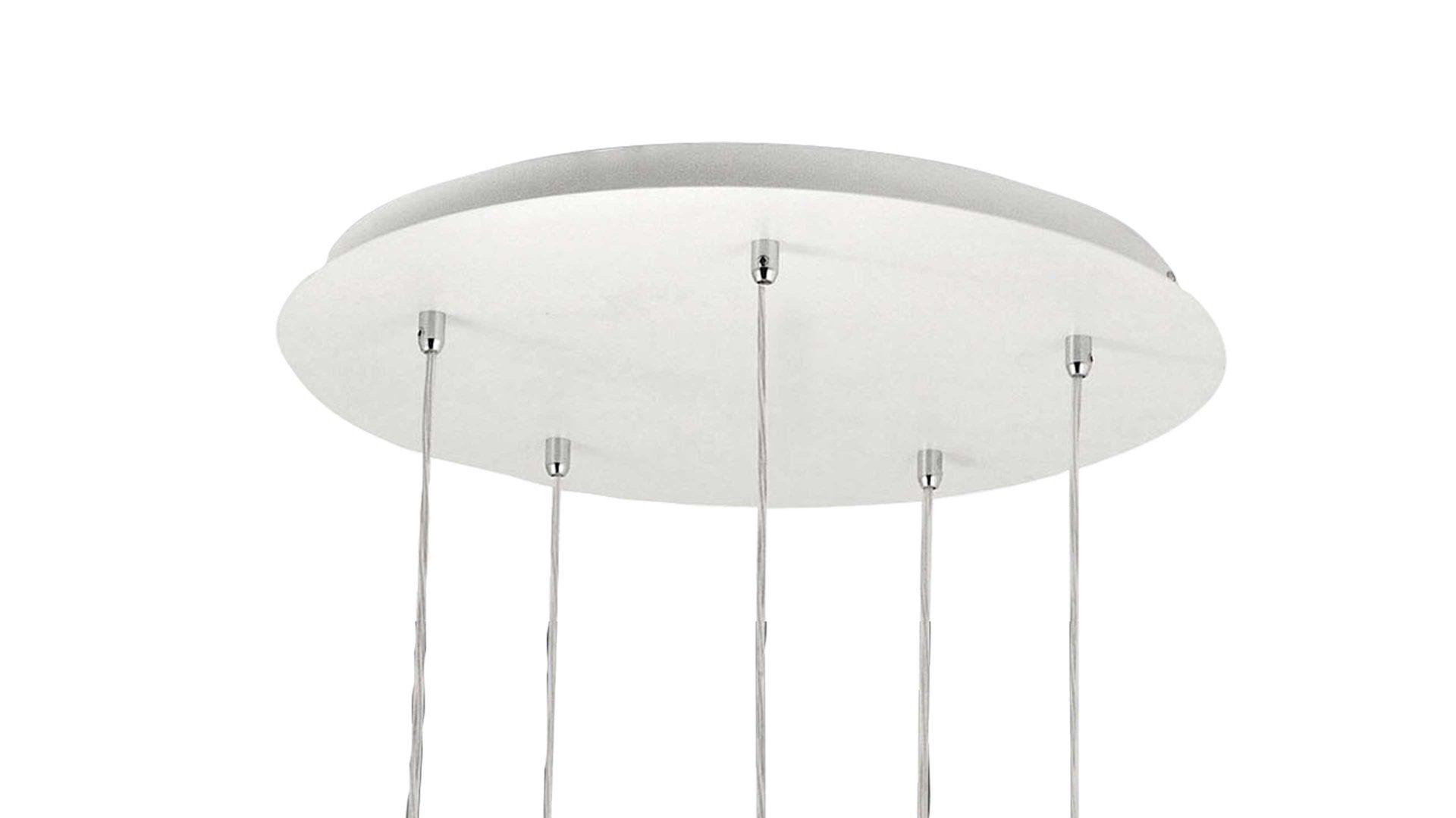 Pendelleuchte Fabas luce s.p.a. aus Glas in Mehrfarbig FABAS LUCE Leuchten Serie Lila Glas & Metall - Durchmesser ca. 50 cm