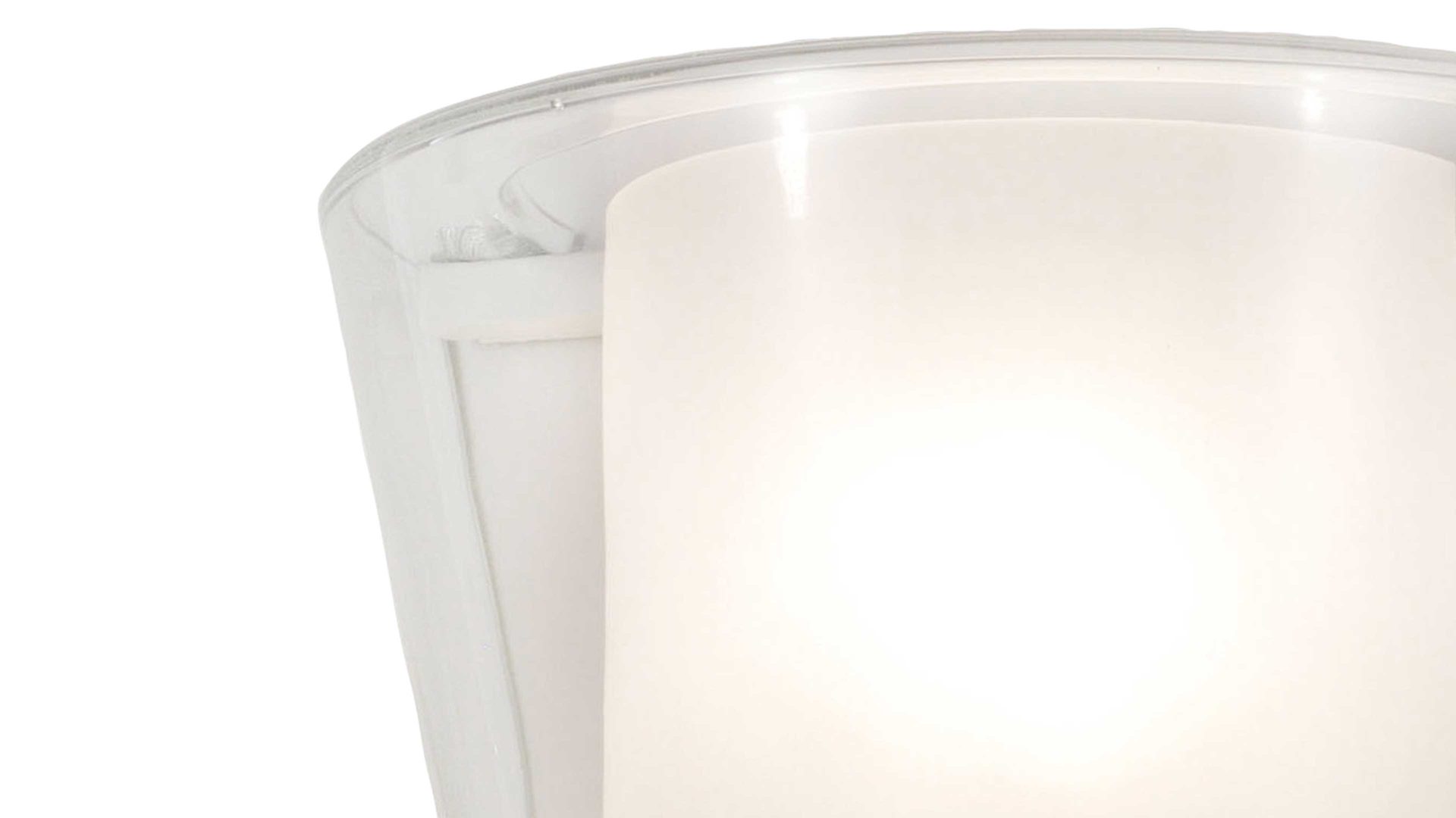 Wandleuchte Fabas luce s.p.a. aus Glas in Transparent FABAS LUCE Leuchten Serie Viki transparentes Glas - Höhe ca. 24 cm