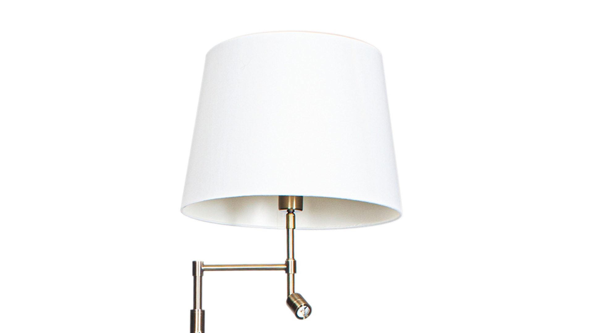 Stehleuchte By rydens aus Textil in Beige BY RYDÉNS Leuchten Serie Orlando - Stehleuchte Beige & Antikfarben - Höhe ca. 157 cm