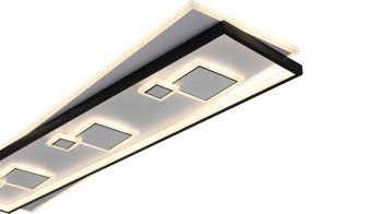 Deckenleuchte Paul neuhaus aus Metall in Weiß Paul Neuhaus Leuchten Serie Mailak weißes & schwarzes Metall - ca. 98 x 30 cm