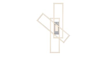 Deckenleuchte Just light. (leuchtendirekt) aus Metall in Metallfarben JUST LIGHT. Leuchten Serie Asmin - Deckenleuchte Metall - Länge ca. 99 cm