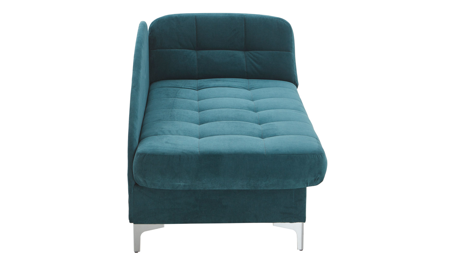 Schlafsofa Nehl aus Stoff in Blau Schlafsofa Greta smaragdfarbener Bezug Austin - Liegefläche ca. 80 x 200 cm