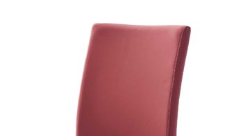 Schwingstuhl Mca furniture aus Kunstfaser in Rot Schwingstuhl bzw. Freischwinger Paulo I bordeauxfarbenes Kunstleder BO & Edelstahl