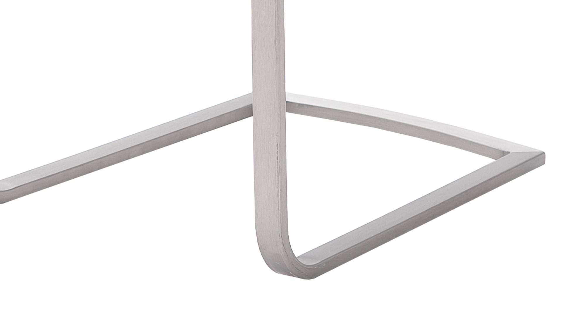 Schwingstuhl Mca furniture aus Kunstfaser in Rot Schwingstuhl bzw. Freischwinger Paulo I bordeauxfarbenes Kunstleder BO & Edelstahl