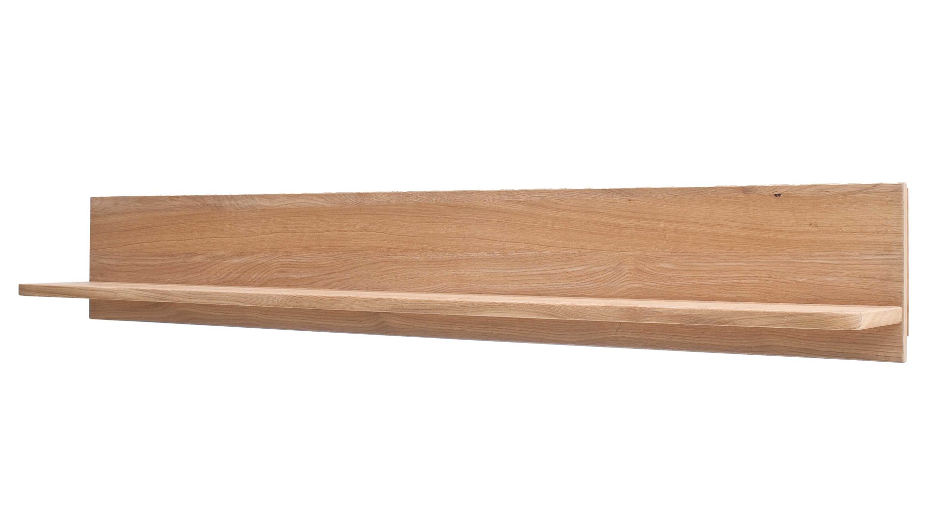 Wohnwand Mca furniture aus Holz in Holzfarben Wohnprogramm Portland - Wohnkombination II Asteiche bianco & Anthrazit – vierteilig, Breite ca. 338 cm