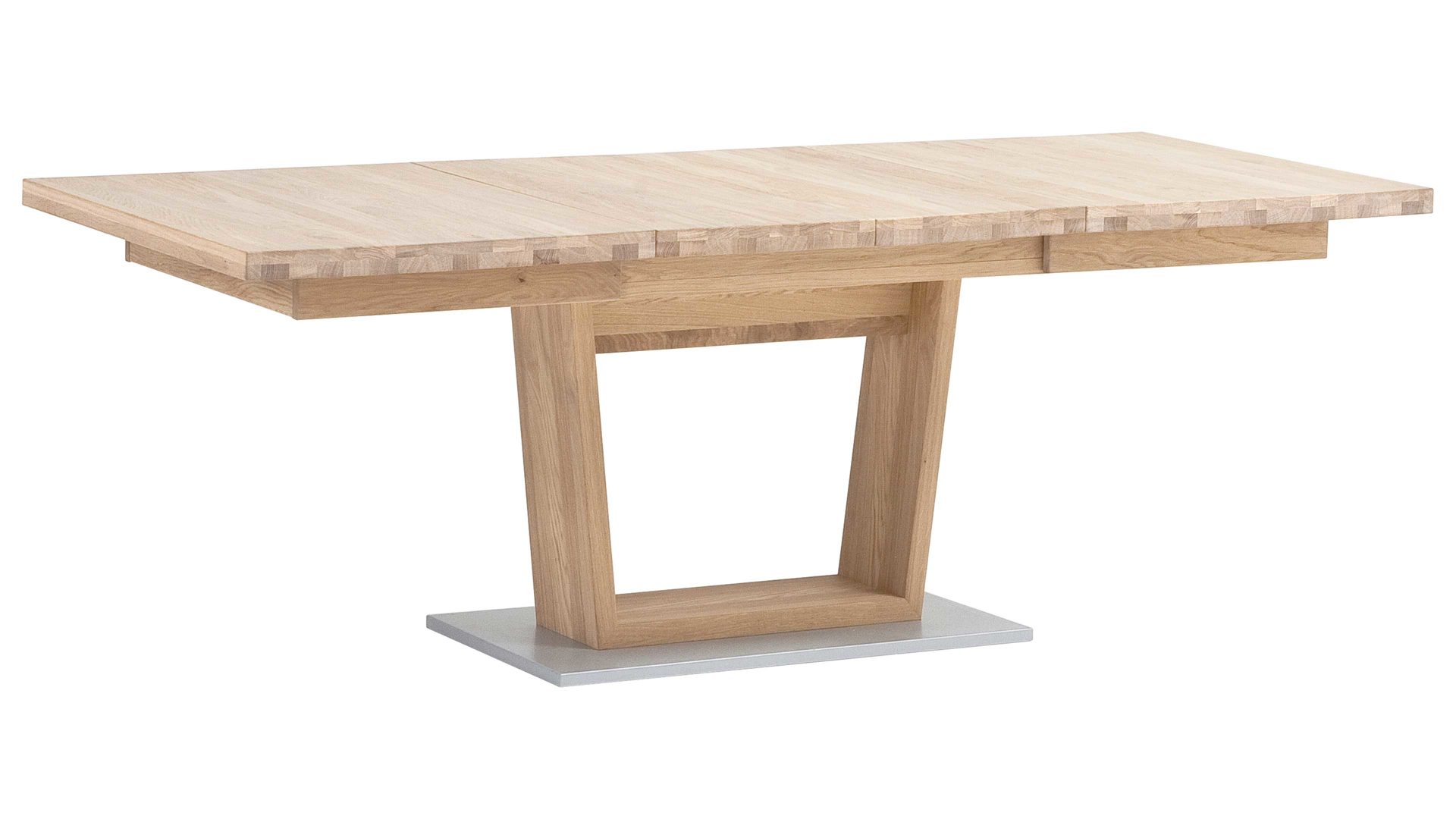 Auszugtisch Mca furniture aus Holz in Holzfarben Wohnprogramm Espero - Ausziehtisch Asteiche Bianco –  ca. 140 - 220 x 90 cm