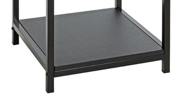 Beistelltisch Haku aus MDF in Schwarz Beistelltisch Schwarz - ca. 33 x 50 cm