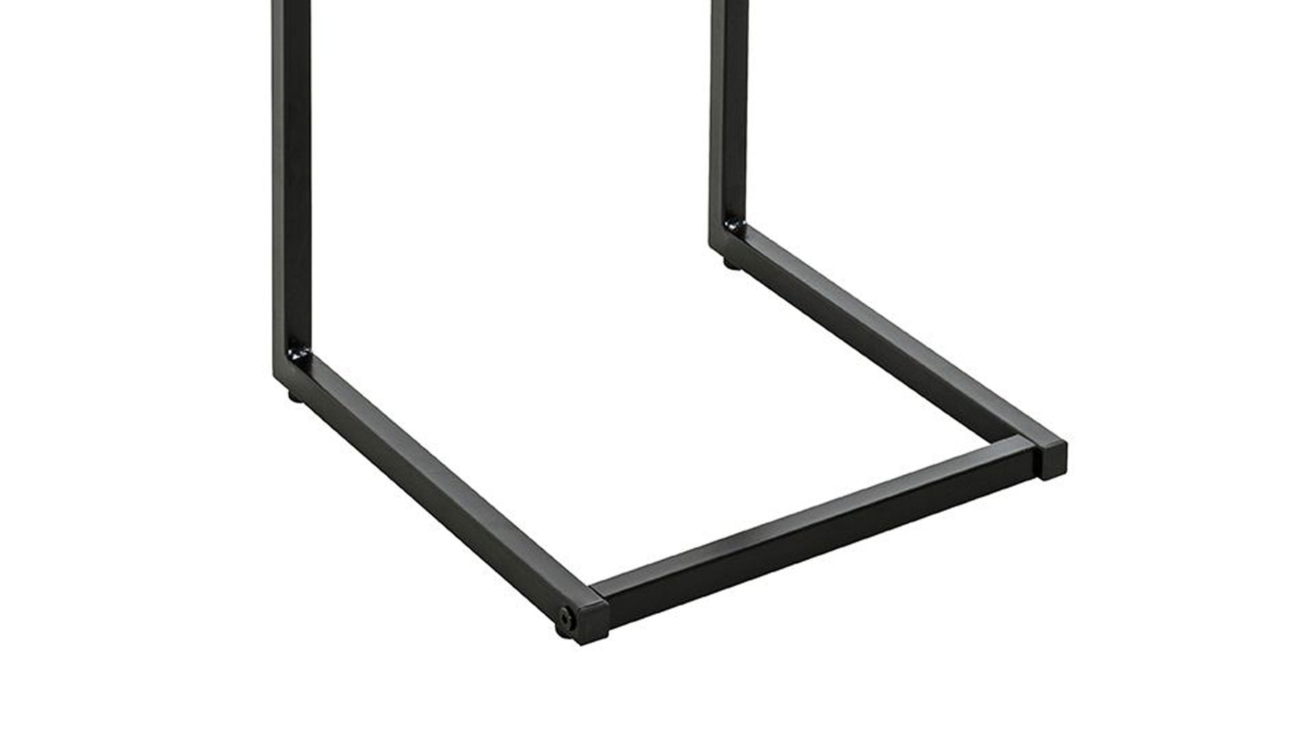 Beistelltisch Haku aus MDF in Schwarz Beistelltisch Schwarz - ca. 33 x 60 cm