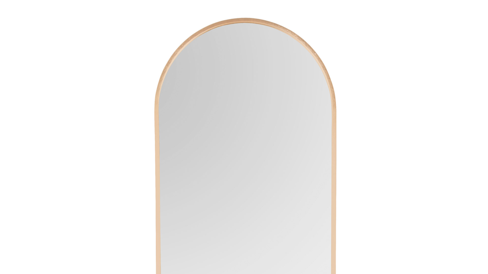 Standspiegel Mirrors and more aus Spiegel in Gold Standspiegel Britt Gold - ca. 40 x 160 cm