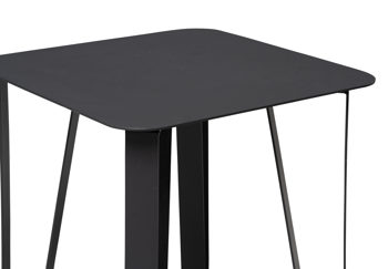 Beistelltisch M2 kollektion aus Metall in Schwarz Beistelltisch Emma 2 Schwarz – ca. 40 x 50 cm