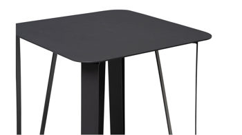 Beistelltisch M2 kollektion aus Metall in Schwarz Beistelltisch Emma 2 Schwarz – ca. 40 x 50 cm