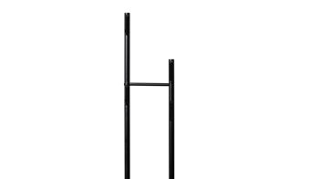 Standgarderobe M2 kollektion aus Metall in Schwarz Garderobenständer Viktor Schwarz – Höhe ca. 170 cm