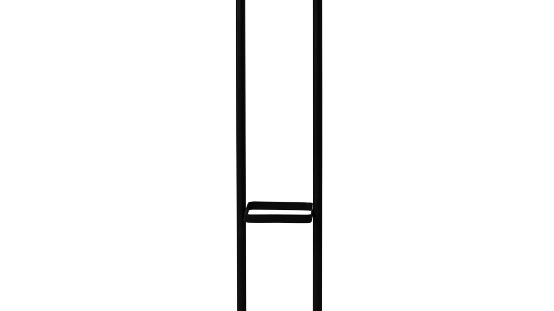 Standgarderobe M2 kollektion aus Metall in Schwarz Garderobenständer Viktor Schwarz – Höhe ca. 170 cm