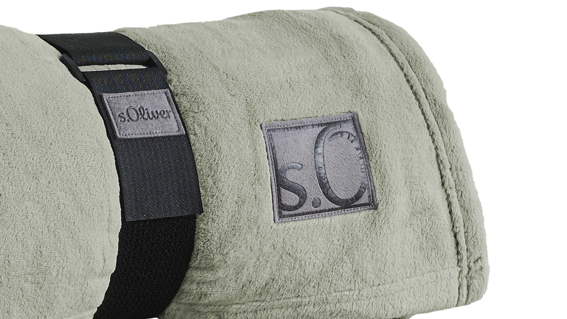 Wohndecke Ibena® aus Kunstfaser in Hellgrün s.Oliver Wohndecke Kuschelsoft salbeigrüne Kunstfaser - ca. 150 x 200 cm