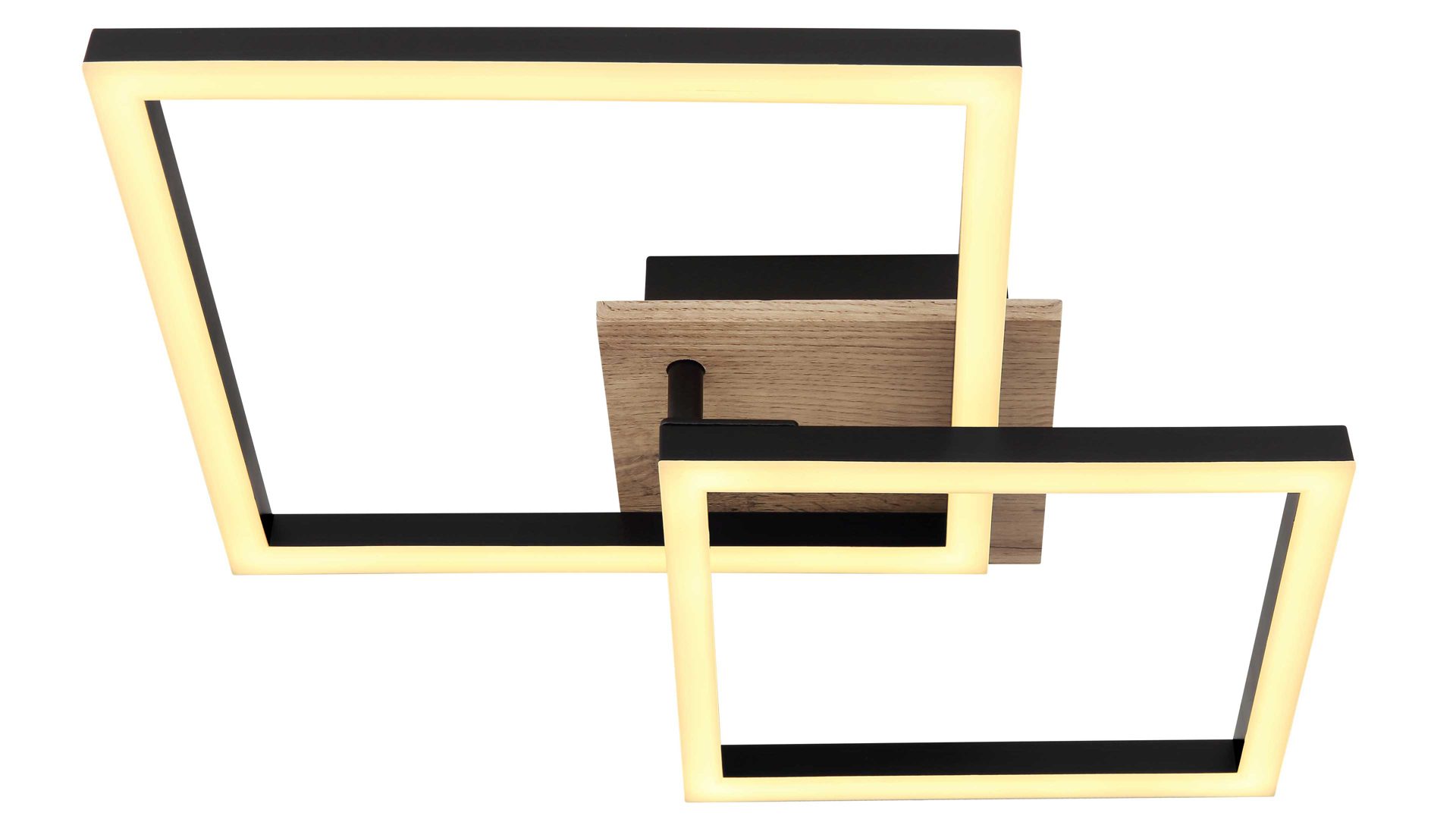 Deckenleuchte Globo lighting aus Metall in Schwarz GLOBO Deckenlampe Bossy mattschwarzes Metall - Länge ca. 53 cm