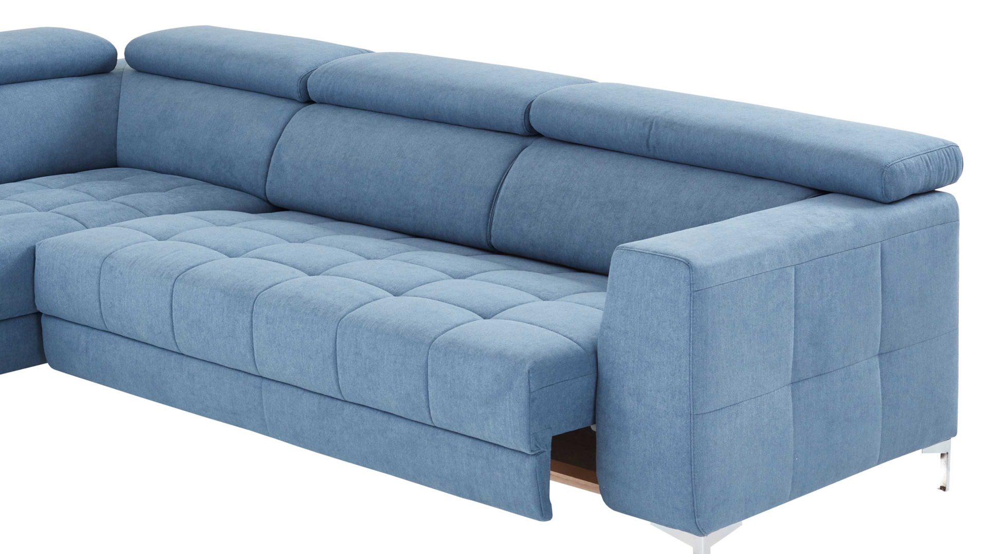 Funktion KAWOO aus Metall in Chrom KAWOO Serie 7567 - motorische Vorziehfunktion chromfarbener Einbauschalter