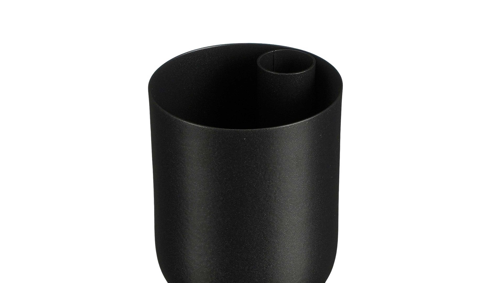Kerzenständer Edelman® aus Metall in Schwarz Kerzenhalter Rizzo schwarzes Metall - Höhe ca. 20 cm
