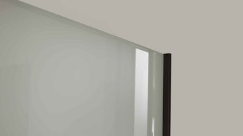 Kleiderschrank Interliving aus Holz in Weiß Interliving Schlafzimmer Serie 1032 – Schwebetürenschrank 765 Weiß & Kieselgrau - drei Türen, Breite ca. 300 cm