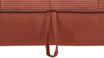 Funktion KAWOO aus Stoff in Orange KAWOO Polstermöbel Santa Rosa - Bettfunktion kupferfarbener Breitcordbezug Lincoln