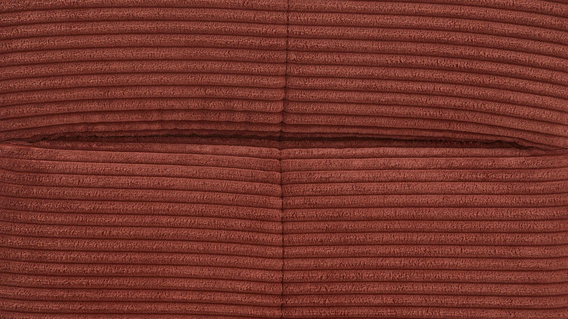 Relaxsessel KAWOO aus Stoff in Orange KAWOO Polstermöbel Santa Rosa - Relaxsessel kupferfarbener Breitcord Lincoln & mattschwarzer Sternfuss