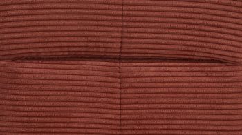 Relaxsessel KAWOO aus Stoff in Orange KAWOO Polstermöbel Santa Rosa - Relaxsessel kupferfarbener Breitcord Lincoln & mattschwarzer Sternfuss