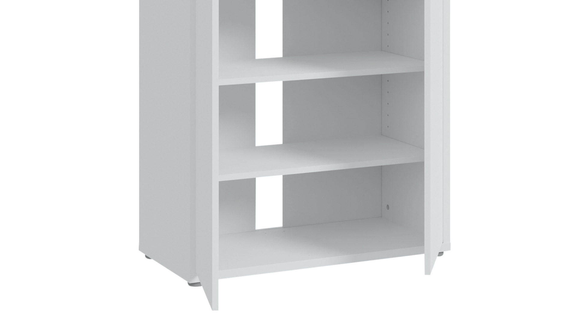 Schuhschrank Forte® aus Holz in Hellgrau Schuhschrank Alice Springs Hellgrau – ca. 74 x 192 cm