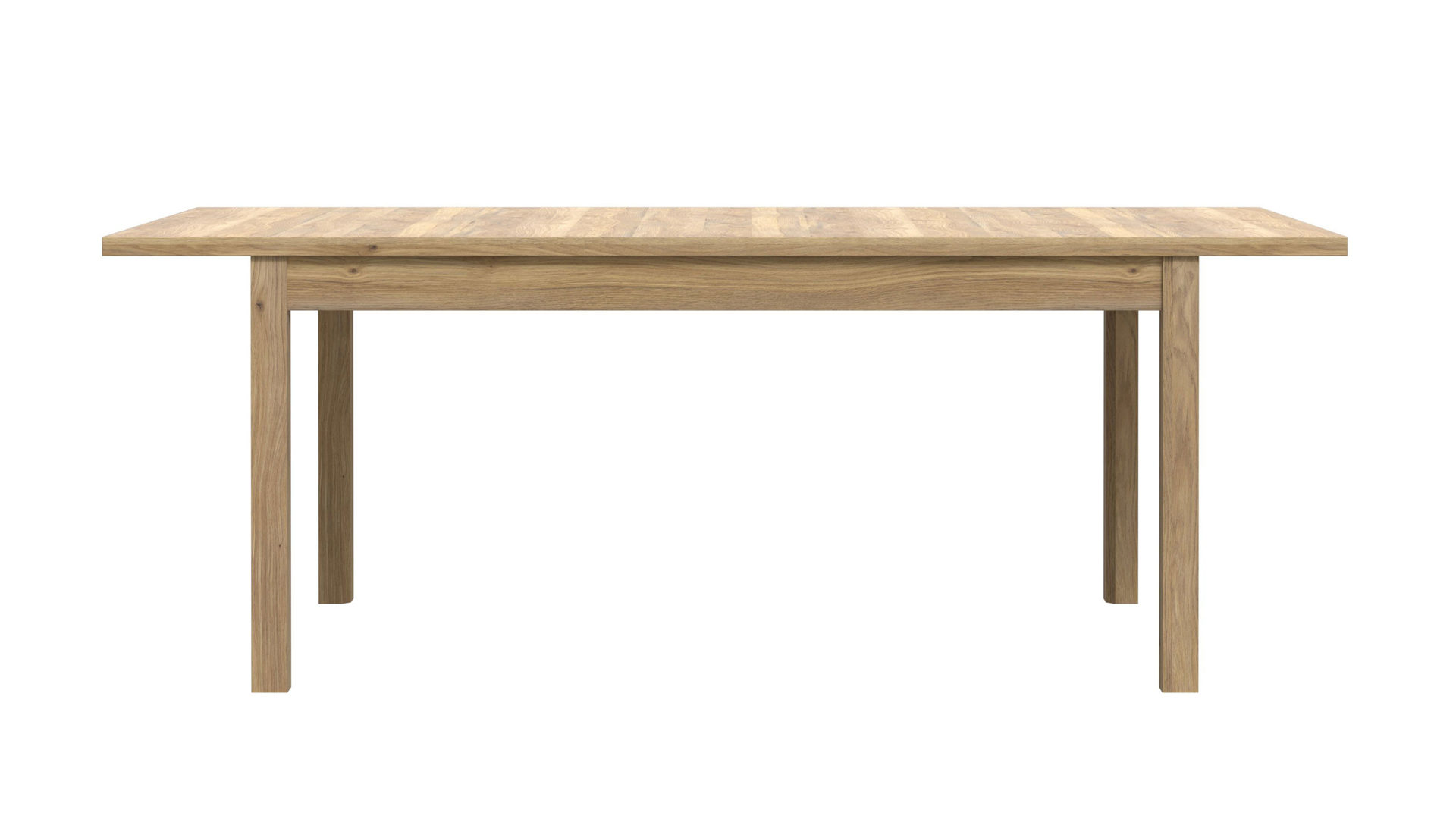 Auszugtisch Forte® aus Holz in Holzfarben Wohnprogramm Jytana  - Funktions-Esstisch Mauvella Eiche – ca. 160-207 x 90 cm