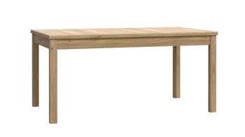 Auszugtisch Forte® aus Holz in Holzfarben Wohnprogramm Jytana  - Funktions-Esstisch Mauvella Eiche – ca. 160-207 x 90 cm