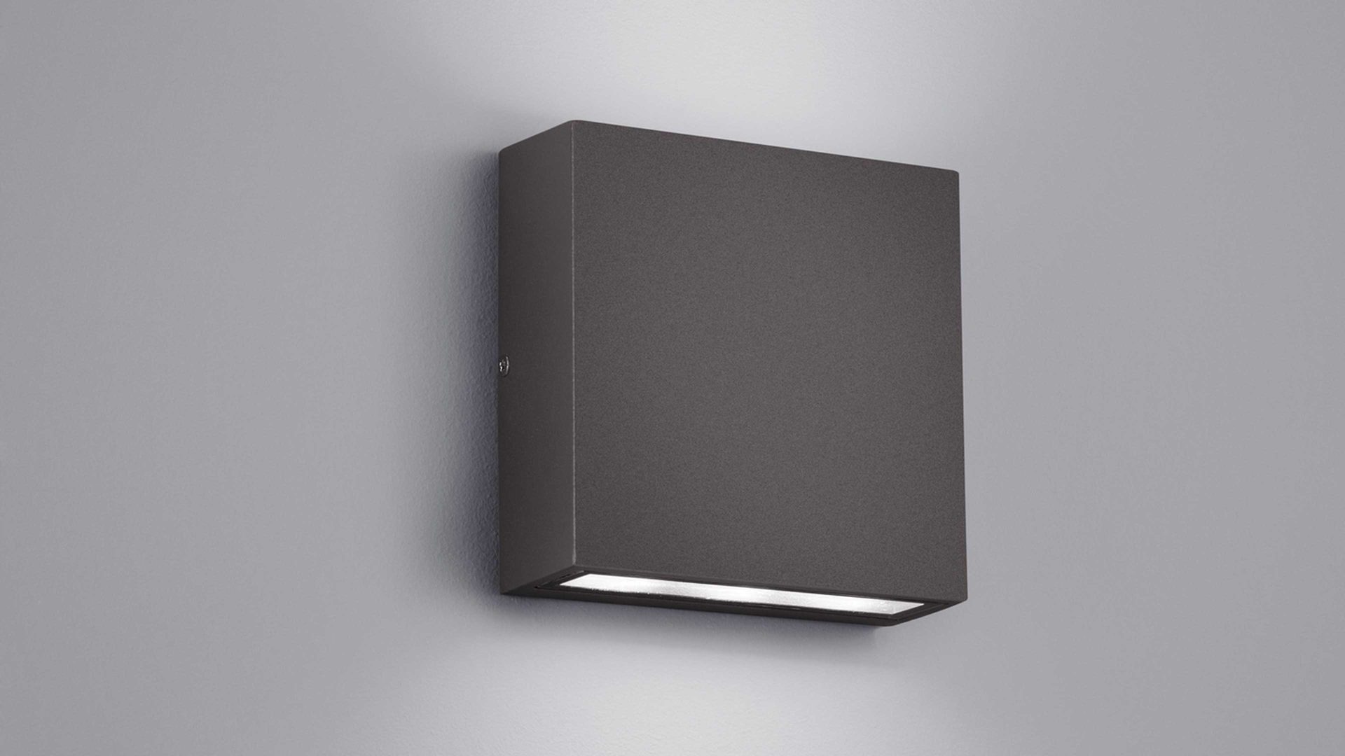 Außenleuchte Trio lighting for you aus Metall in Anthrazit TRIO Außen-Wandleuchte Thames anthrazit – Breite ca. 12 cm