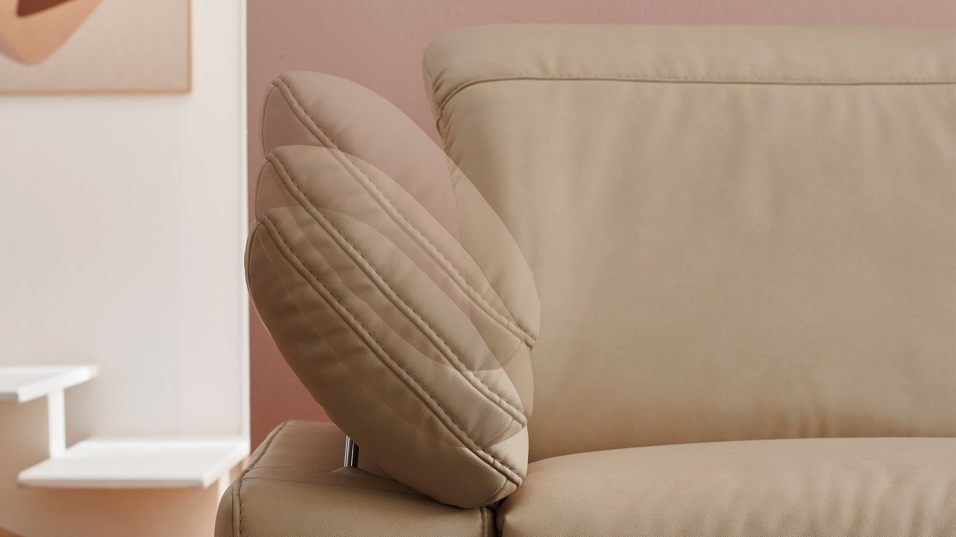 Funktion Steinpol polsteria aus Metall in Transparent Polstermöbel Serie Senturo System - Armlehnverstellung manuelle Funktion für AT2