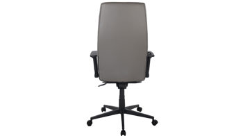 Bürostuhl Duo collection aus Stoff in Dunkelgrau Chefsessel Zugspitze dunkelgrauer Bezug & schwarzes Drehkreuz