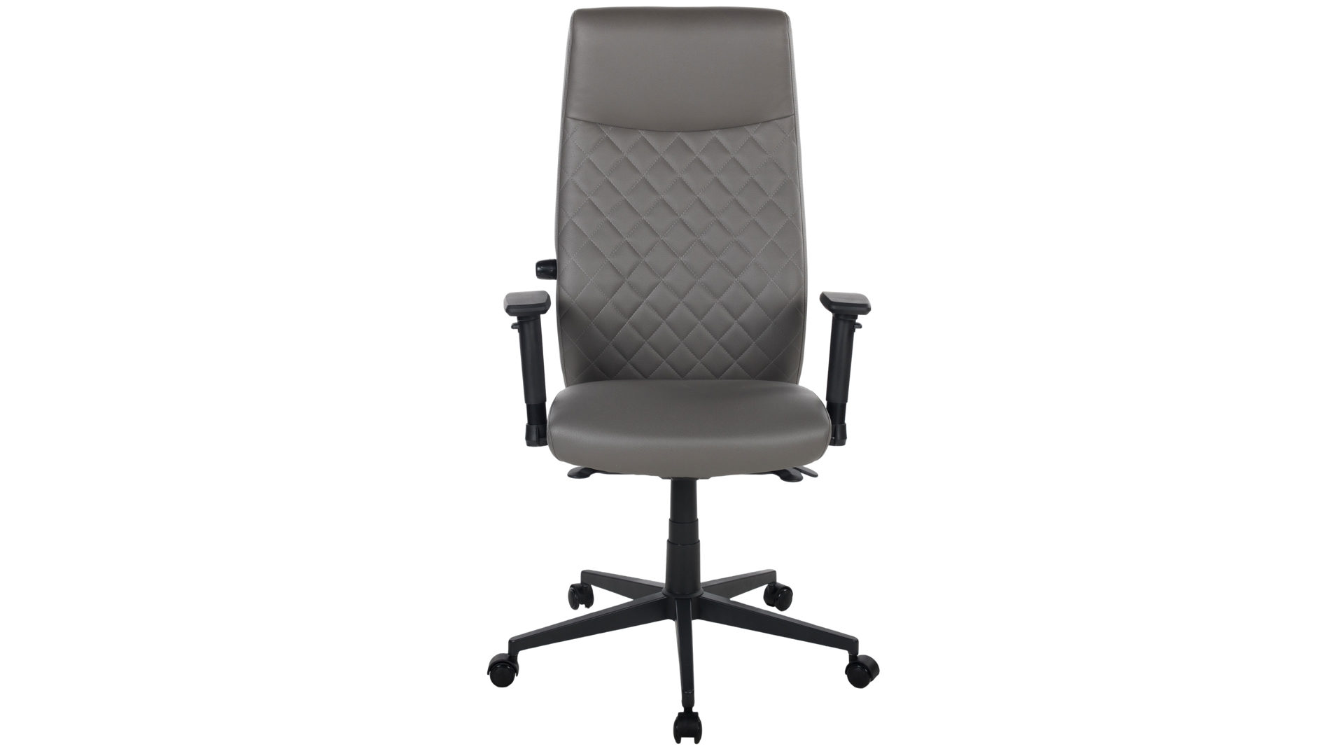 Bürostuhl Duo collection aus Stoff in Dunkelgrau Chefsessel Zugspitze dunkelgrauer Bezug & schwarzes Drehkreuz