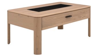 Couchtisch Interliving aus Holz in Holzfarben Interliving Wohnzimmer Serie 2029 - Couchtisch 24 04 HH 02 Wildeiche - ca. 110 x 65 cm
