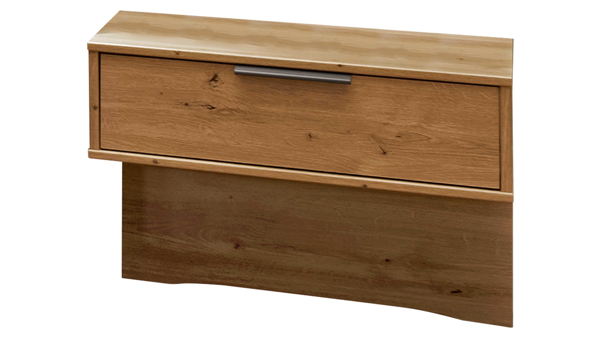 Nachtkommoden-Set Wiemann | oeseder aus Holz in Holzfarben WIEMANN Schlafzimmerserie Cadiz - Hängekonsolen-Set Bianco Eiche & Graphit - Breite je ca. 60 cm