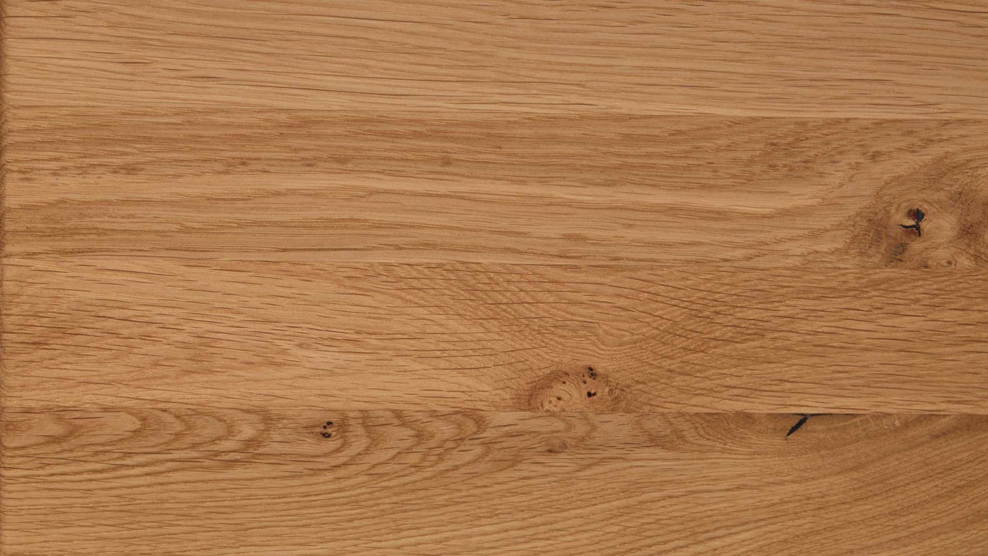 Wohnwand Interliving aus Holz in Holzfarben Interliving Wohnzimmer Serie 2027 - Wohnwand 22 Asteiche - dreiteilig, Breite ca. 318 cm